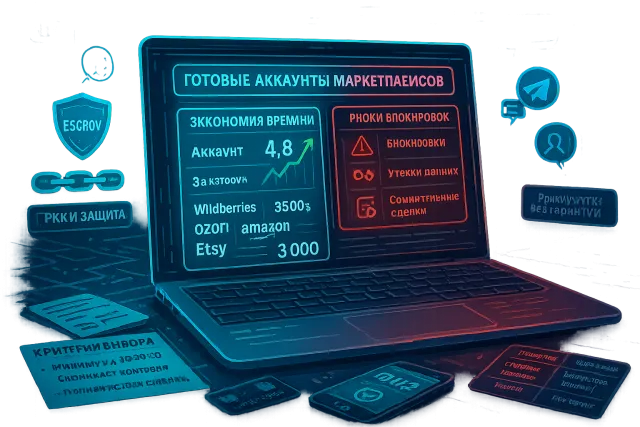 Как безопасно купить аккаунт маркетплейса для онлайн-торговли и найти надежные предложения продаж